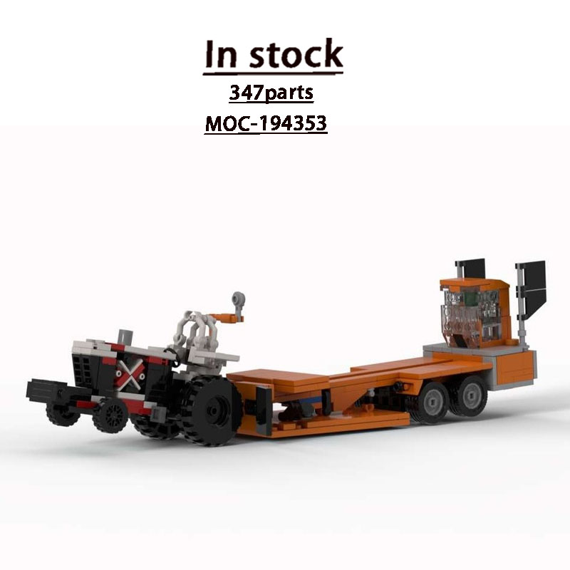 Urban Farming Building - MOC-194353 Urban Farm Tractor Pulling Cart