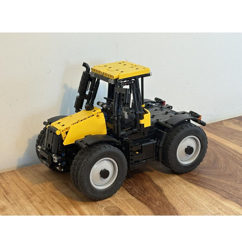 Urban Farming Building - MOC-254775 Urban Farm Agriculture Yellow-Black Tractor