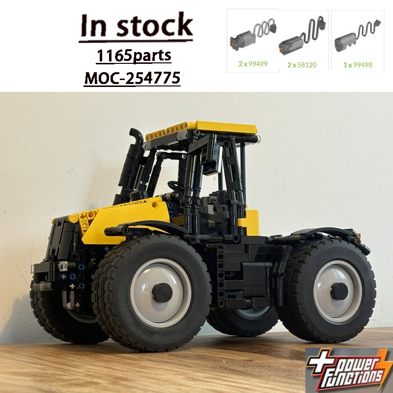 Urban Farming Building - MOC-254775 Urban Farm Agriculture Yellow-Black Tractor